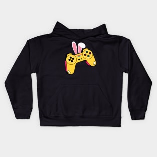 Video Game Easter Bunny Gaming Controller Gamer Boys Girls Kids Hoodie